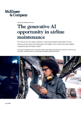 The generative AI opportunity in airline maintenance