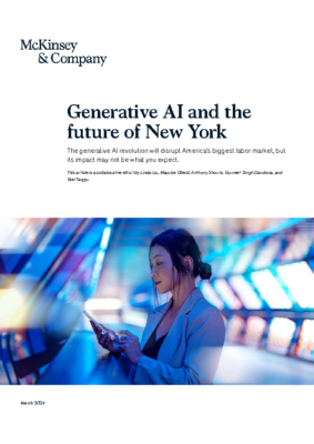 Generative AI and the future of New York