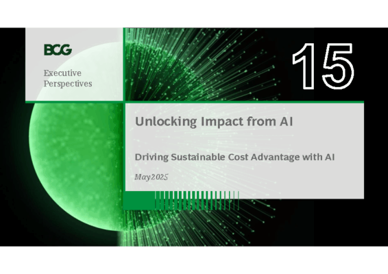 Unlocking impact from AI
