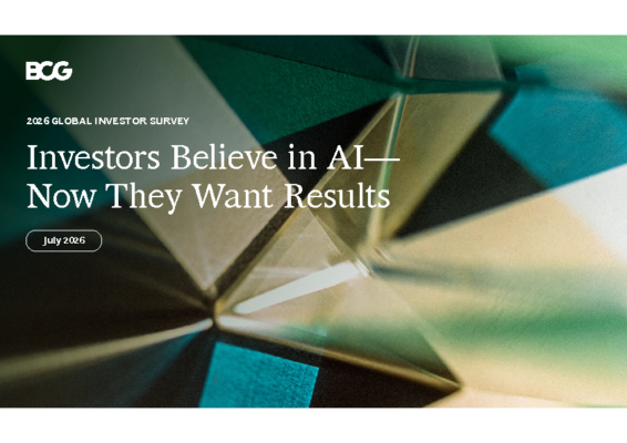 Investors believe in AI – Now they want results